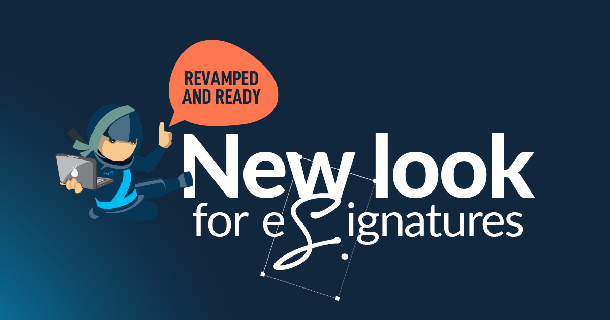 SigniFlow Signatures New Look and Feel