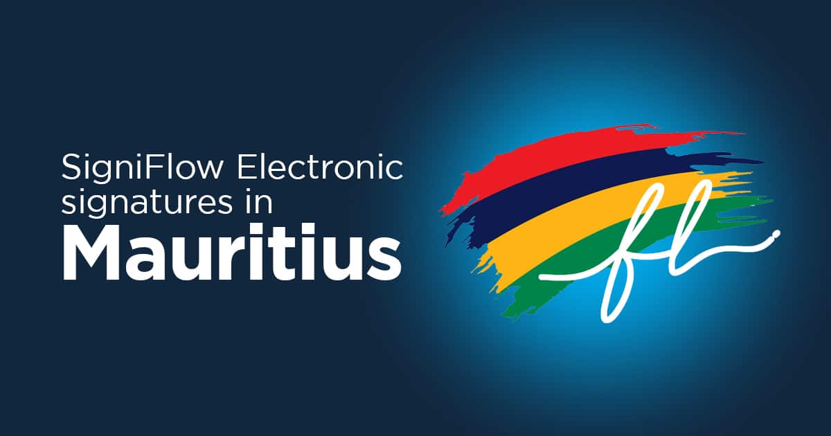 SigniFlow Electronic Signatures in Mauritius