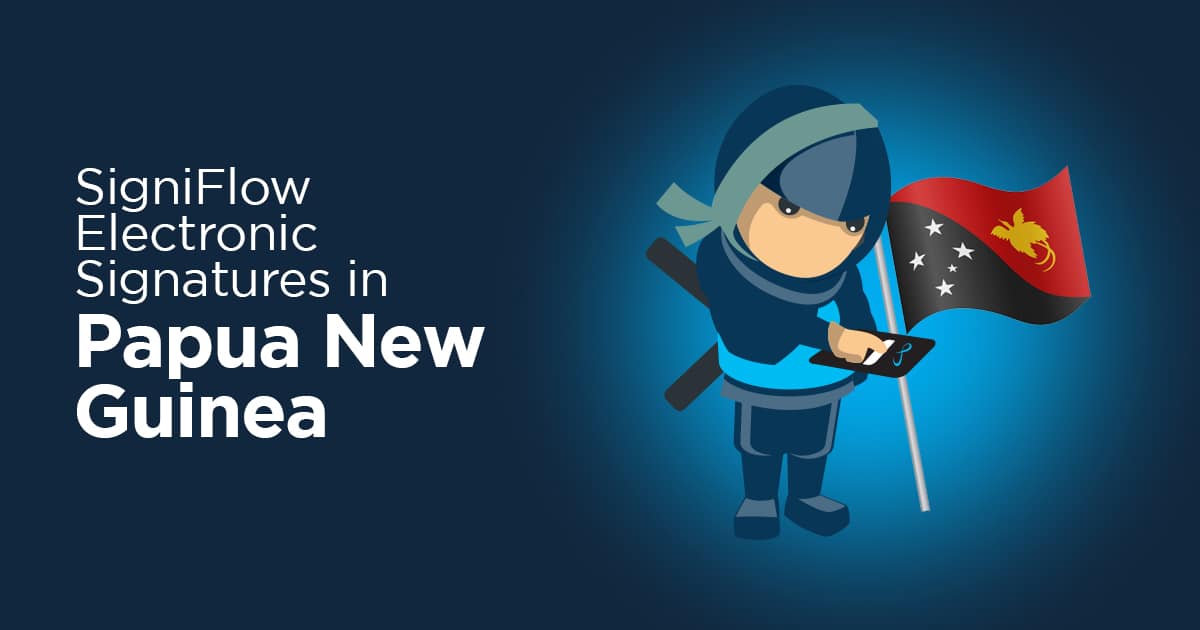 SigniFlow Electronic Signatures in Papua New Guinea