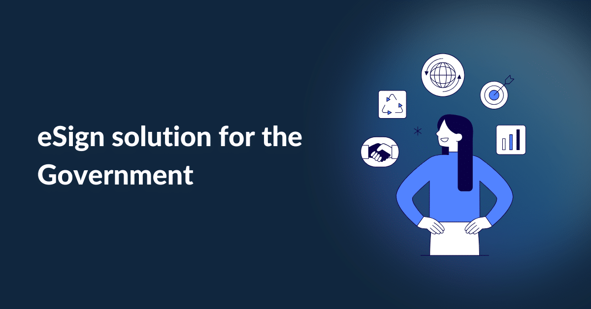 eSign solution for Government