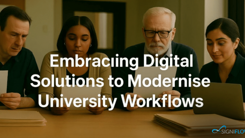 Why Universities Must Ditch Legacy Paperwork and Embrace Digital Workflows 