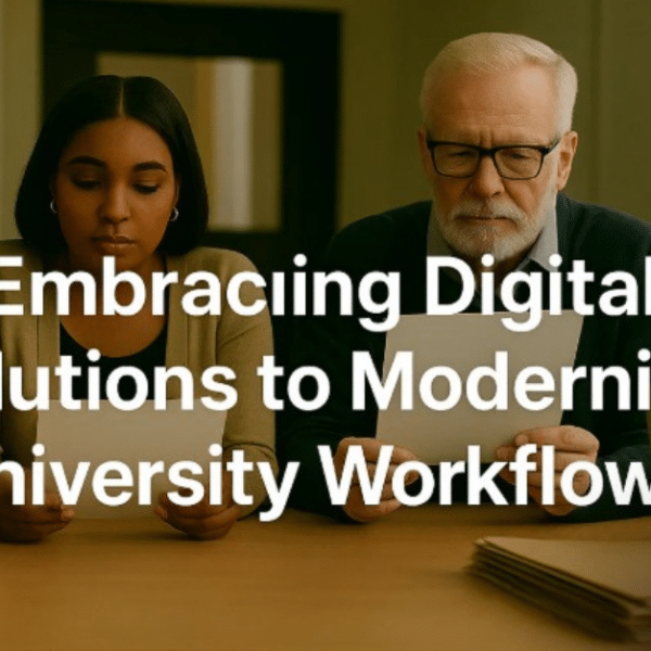 Why Universities Must Ditch Legacy Paperwork and Embrace Digital Workflows 