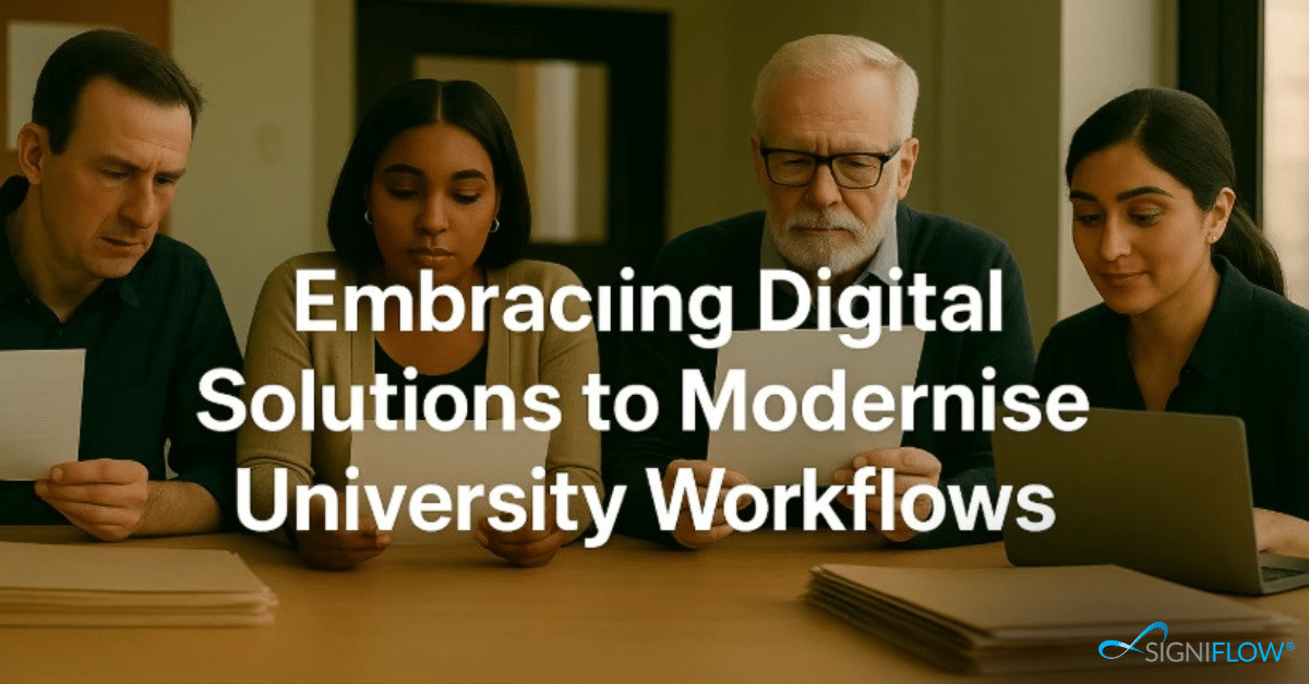 Why Universities Must Ditch Legacy Paperwork and Embrace Digital Workflows