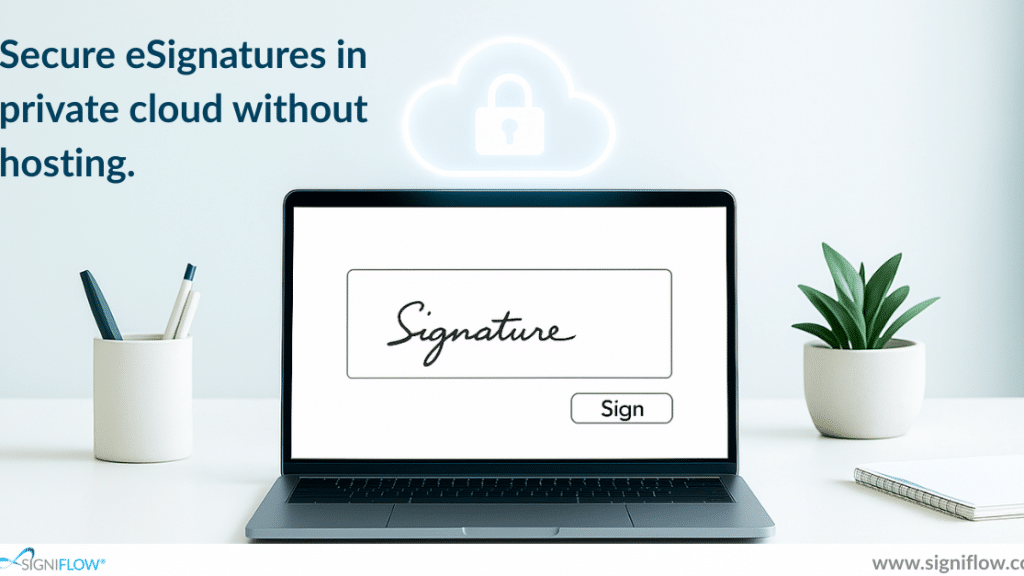 Private cloud enterprise eSignatures without the hassle of hosting