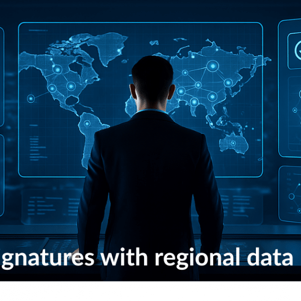 Global eSignatures with in-region data residency: Is it possible?