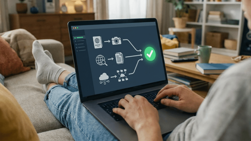 Digital eKYC onboarding and identity verification process