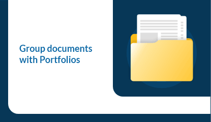 Group Documents with Portfolios