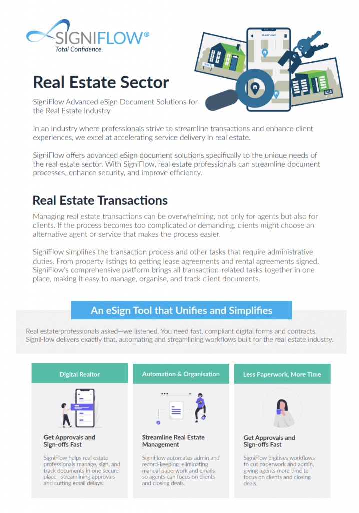 SigniFlow for the Real Estate Sector